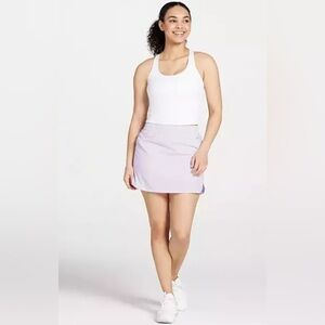 DSG Mid Rise Skort Womens XXL Blooming Lilac Built In Short with Pockets Skirt